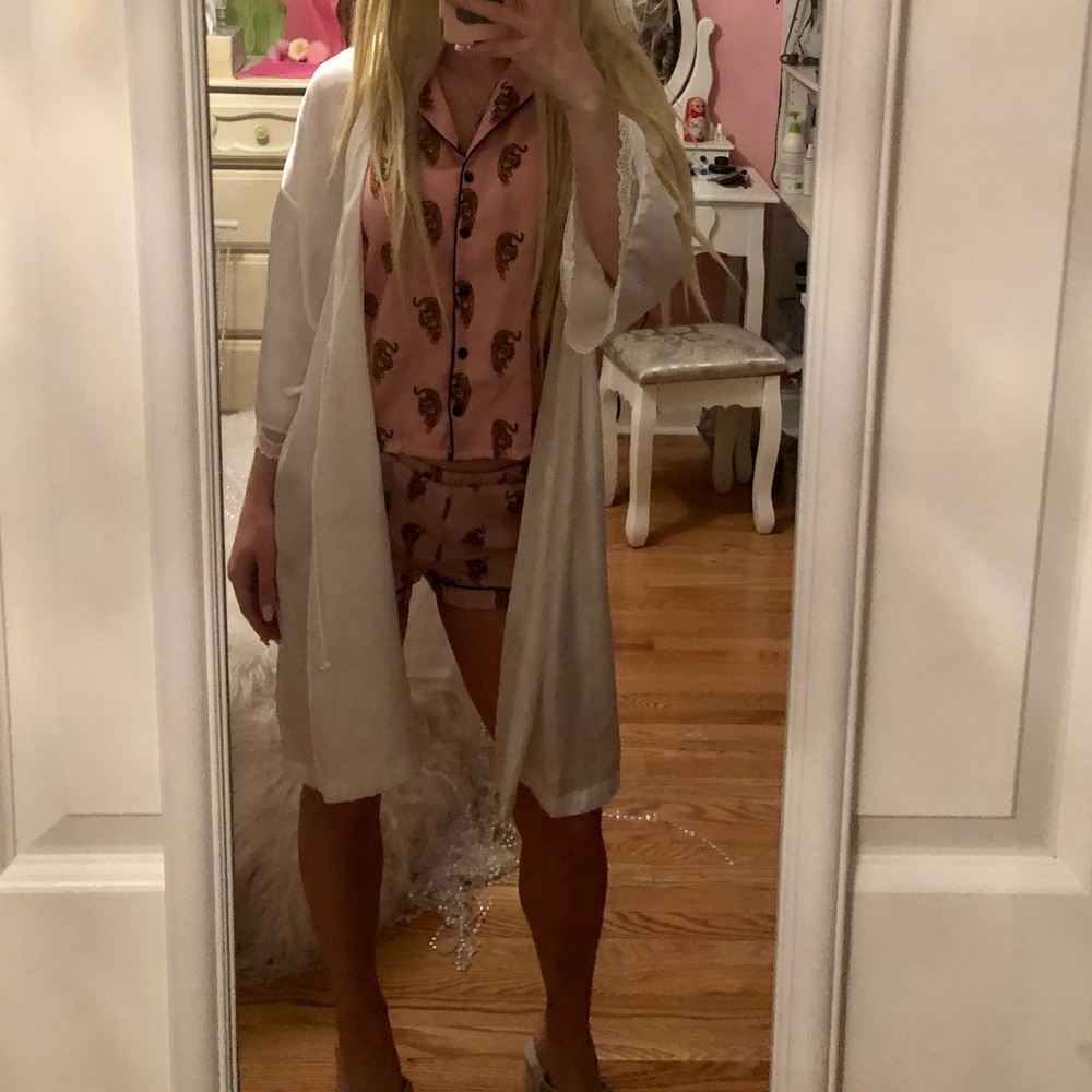 🌸 bride robe 👘 kimono Bianca white wife